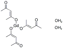 2,4-PENTANEDIONE, GADOLINIUM(III) DERIVATIVE DIHYDRATE Struktur