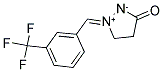 1-(3-TRIFLUOROMETHYLPHENYL)METHYLENEIMMONIUM-3-PYRAZOLIDINE-1,2-INNER SALT Struktur