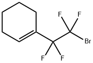 1-(2-BROMOTETRAFLUOROETHYL)-1-CYCLOHEXENE Struktur