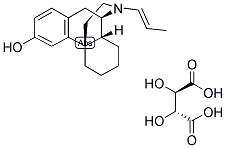 17-(2-PROPENYL)MORPHINAN-3-OL TARTRATE Struktur