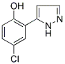 3-(5-CHLORO-2-HYDROXYPHENYL)PYRAZOLE Struktur