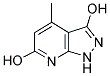 3,6-DIHYDROXY-4-METHYL-1-PYRAZOLO(3,4-B)PYRIDINE Struktur