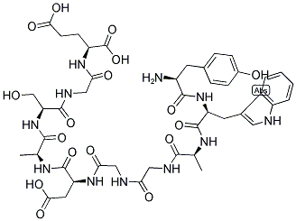 TYR-TRP-ALA-GLY-GLY-ASP-ALA-SER-GLY-GLU Struktur