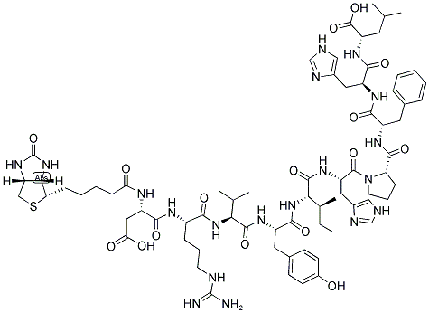 BIOTINYL-ANGIOTENSIN I Struktur