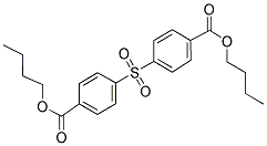 DI-N-BUTYL-4,4'-SULFONYLDIBENZOATE Struktur