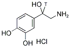 NOREPINEPHRINE HYDROCHLORIDE, DL-[7-3H(N)]- Struktur