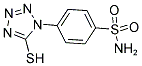 1-(4-SULFONAMIDOPHENYL)-5-MERCAPTOTETRAZOLE Struktur