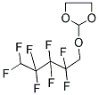 2-[(2,2,3,3,4,4,5,5-OCTAFLUOROPENTYL)OXY]-1,3-DIOXOLANE Struktur