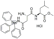 H-ASN(TRT)-LEU-OME HCL Struktur