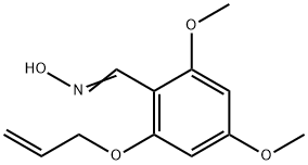 2-(ALLYLOXY)-4,6-DIMETHOXYBENZENECARBALDEHYDE OXIME Struktur