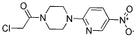 2-CHLORO-1-[4-(5-NITRO-2-PYRIDYL)PIPERAZINO]ETHAN-1-ONE Struktur