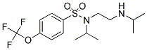 (ISOPROPYL)(2-((ISOPROPYL)AMINO)ETHYL)((4-(TRIFLUOROMETHOXY)PHENYL)SULFONYL)AMINE Struktur