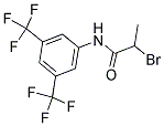 N1-[3,5-DI(TRIFLUOROMETHYL)PHENYL]-2-BROMOPROPANAMIDE Struktur