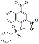 N-(2,4-DINITRO-1-NAPHTHYL)-BENZENE SULFONAMIDE Struktur