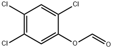 2,4,5-TRICHLOROPHENYL FORMATE Struktur