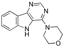 4-MORPHOLINO-5H-PYRIMIDO[5,4-B]INDOLE Struktur