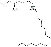 1-O-OCTADECYL-SN-GLYCEROL Struktur