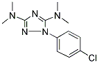 1-(4-CHLOROPHENYL)-N3,N3,N5,N5-TETRAMETHYL-1H-1,2,4-TRIAZOLE-3,5-DIAMINE Struktur