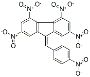 2,4,5,7-TETRANITRO-9-(4-NITROBENZYLIDENE)-9H-FLUORENE Struktur