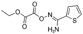 ETHYL 2-(([AMINO(2-THIENYL)METHYLIDENE]AMINO)OXY)-2-OXOACETATE Struktur