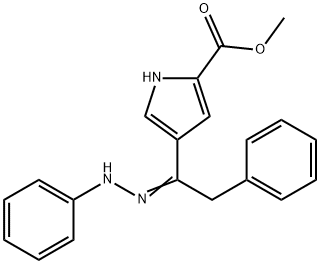 METHYL 4-(2,2-DIPHENYLETHANEHYDRAZONOYL)-1H-PYRROLE-2-CARBOXYLATE Struktur