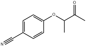 4-(1-METHYL-2-OXOPROPOXY)BENZENECARBONITRILE Struktur