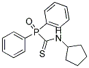 N-CYCLOPENTYLOXO(DIPHENYL)PHOSPHORANECARBOTHIOAMIDE Struktur