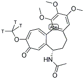 COLCHICINE, [RING C, METHOXY-3H] Struktur