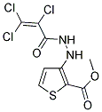 METHYL 3-[2-(2,3,3-TRICHLOROACRYLOYL)HYDRAZINO]THIOPHENE-2-CARBOXYLATE Struktur