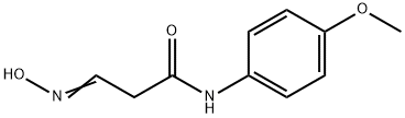 3-(HYDROXYIMINO)-N-(4-METHOXYPHENYL)PROPANAMIDE Struktur