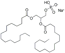 1,2-DIPALMITOYL-RAC-GLYCERO-3-PHOSPHATE SODIUM SALT Struktur