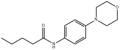 N-(4-MORPHOLINOPHENYL)PENTANAMIDE Struktur