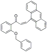 3-(9-ANTHRYL)-1-[2-(BENZYLOXY)PHENYL]PROP-2-EN-1-ONE Struktur