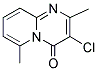 3-CHLORO-2,6-DIMETHYL-4H-PYRIDO[1,2-A]PYRIMIDIN-4-ONE Struktur