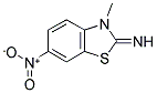 3-METHYL-6-NITRO-3H-BENZOTHIAZOL-2-YLIDENEAMINE Struktur