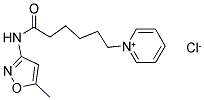 1-(6-[(5-METHYLISOXAZOL-3-YL)AMINO]-6-OXOHEXYL)PYRIDINIUM CHLORIDE Struktur