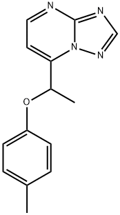 4-METHYLPHENYL 1-[1,2,4]TRIAZOLO[1,5-A]PYRIMIDIN-7-YLETHYL ETHER Struktur