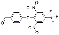 4-[2,6-DINITRO-4-(TRIFLUOROMETHYL)PHENOXY]BENZALDEHYDE Struktur