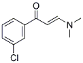 1-(3-CHLOROPHENYL)-3-(DIMETHYLAMINO)-2-PROPEN-1-ONE Struktur