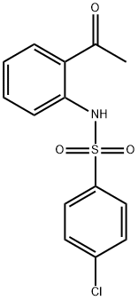 N-(2-ACETYLPHENYL)-4-CHLOROBENZENESULFONAMIDE|