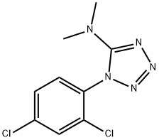 1-(2,4-DICHLOROPHENYL)-N,N-DIMETHYL-1H-1,2,3,4-TETRAAZOL-5-AMINE Struktur