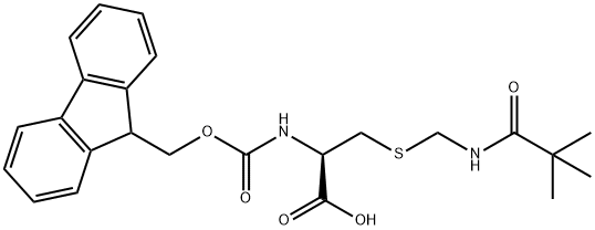 FMOC-CYS(TACM)-OH Struktur