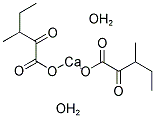 3-METHYL-2-OXOPENTANOIC ACID, CALCIUM SALT DIHYDRATE Struktur