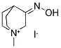 3-HYDROXYIMINO-1-METHYL-1-AZONIABICYCLO[2.2.2]OCTANE IODIDE Struktur