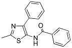 N-(2-METHYL-4-PHENYL-THIAZOL-5-YL)-BENZAMIDE Struktur