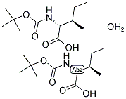 BOC-D-ILE 1/2 H2O Struktur