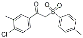 1-(4-CHLORO-3-METHYLPHENYL)-2-((4-METHYLPHENYL)SULFONYL)ETHAN-1-ONE Struktur