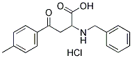 2-(BENZYLAMINO)-4-(4-METHYLPHENYL)-4-OXOBUTANOIC ACID HYDROCHLORIDE Struktur