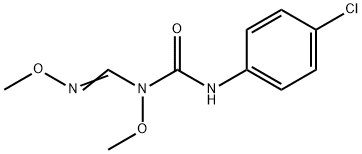 N'-(4-CHLOROPHENYL)-N-METHOXY-N-[(METHOXYIMINO)METHYL]UREA Struktur