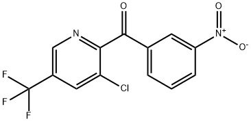 [3-CHLORO-5-(TRIFLUOROMETHYL)-2-PYRIDINYL](3-NITROPHENYL)METHANONE Struktur